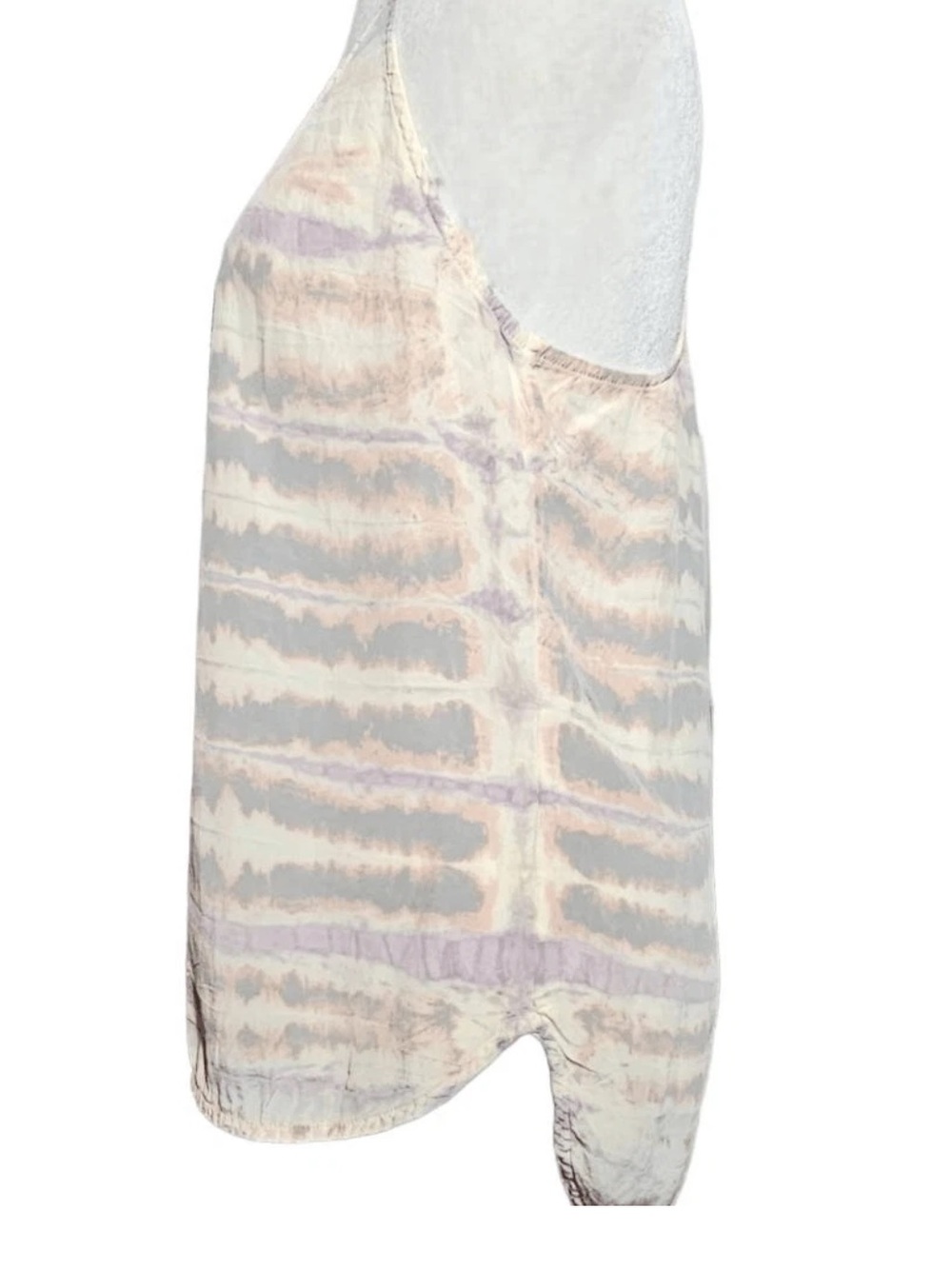 Gypsy 05 Lakota Tie Dye Silk Racer Back Tank Top Small 100% Silk - Picture 5 of 8